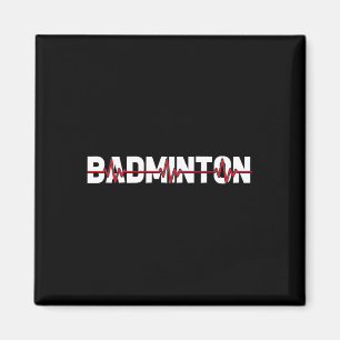 Imán Raqueta de la cancha de Badminton Court - Transbor