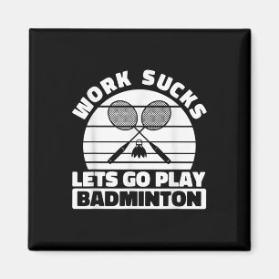 Imán Raqueta del jugador de racquet de Badminton - Cier