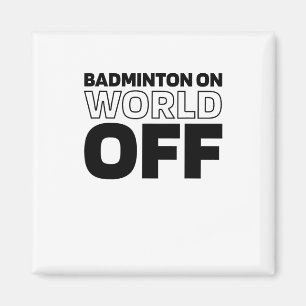 Imán Raqueta Del Transbordador - Badminton De Racquet D