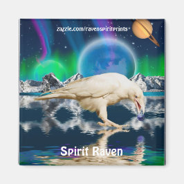 Imán Raras Raven Espíritu Fantasía Magnetos de Arte