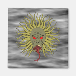 Imán Raro arte de terror en la cara