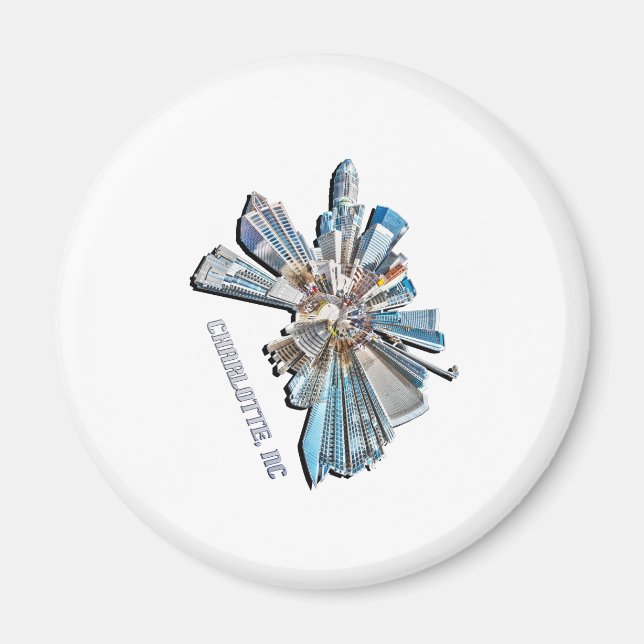 Imán rascacielos charlotte (Frente)