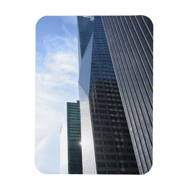 Imán Rascacielos NYC Manhattan Arquitectura Nueva York (Vertical)