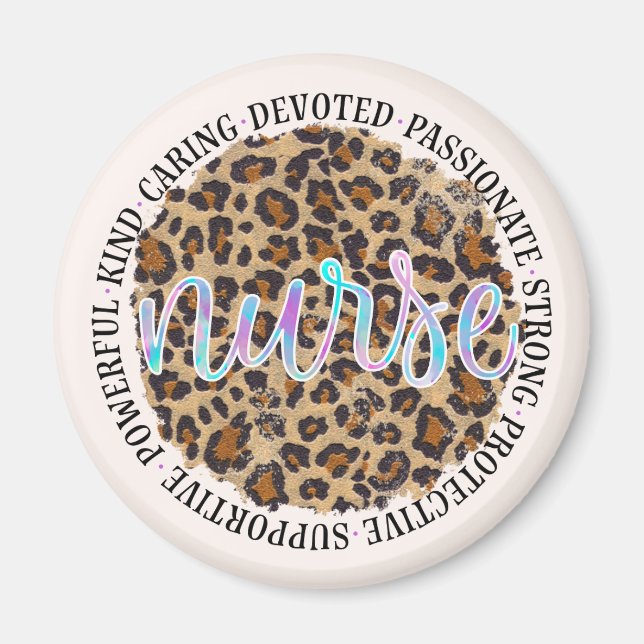 Imán Rasgos de personalidad de enfermería (Frente)