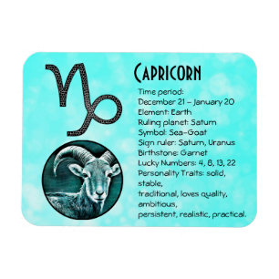 Imán Rasgos y hechos del horóscopo de capricornio
