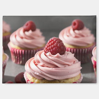 Imán Raspberry Cupcakes