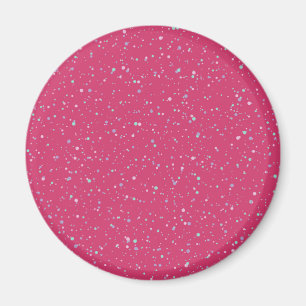 Imán Raspberry Pintado Pastel Pastel Rosado