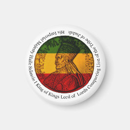 Imán Rasta León conquistador de Judá Su Majestad Magnet