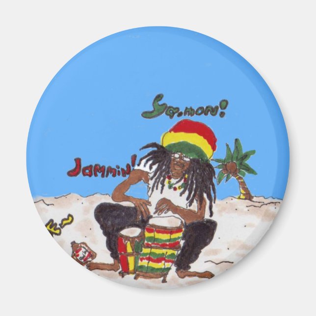 Imán rastaman magnet (Frente)