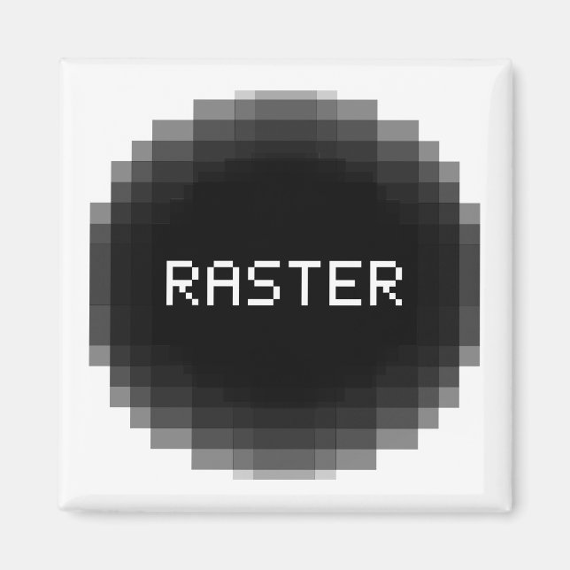Imán raster (Frente)