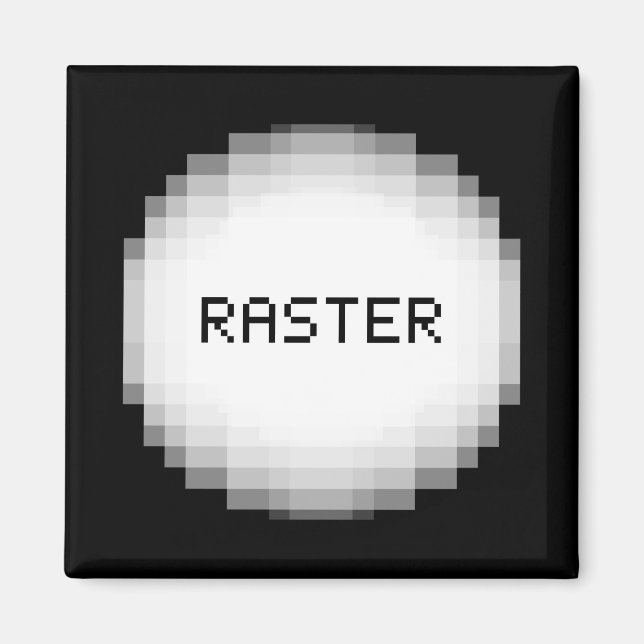 Imán raster (Frente)