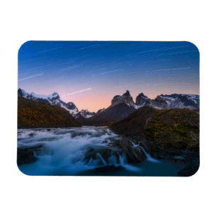 Imán Rastros de la estrella sobre Torres Del Paine