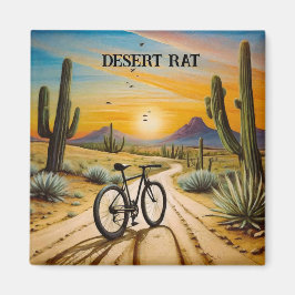 Imán Rata del desierto, personalizable