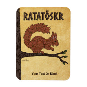 Imán Ratatöskr, ardilla nórdica/vikinga