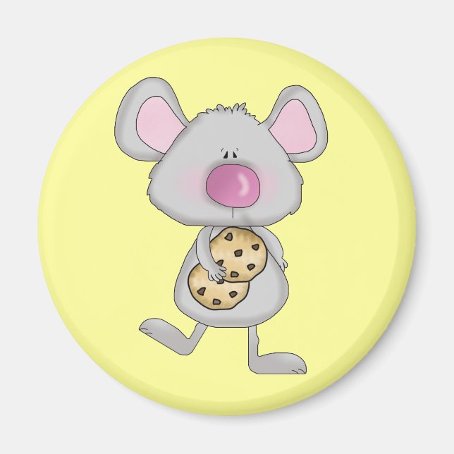 Imán Ratón con camisetas de cocina y regalos (Frente)