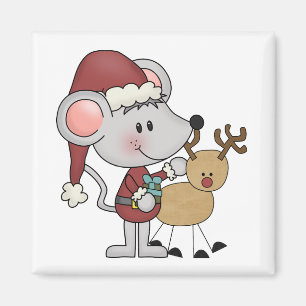 Imán Ratón del navidad y