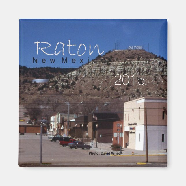 Imán Raton New Mexico Estado USA Souvenir Fridge Magnet (Frente)