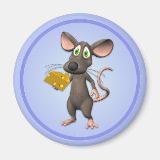 Imán Ratón Toon Con Magnet De Queso