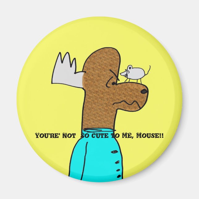 Imán Ratón VS MOOse Magnet (Frente)