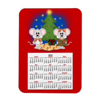 Imán Ratones Navidades con Personalizable de texto