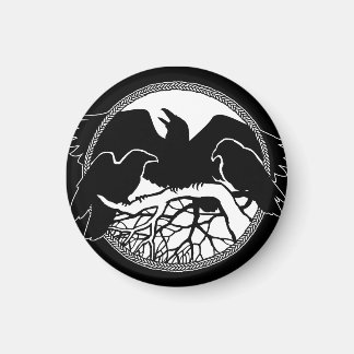 Imán Raven Magnets Raven Nativos Art Fridge Magnet Rega