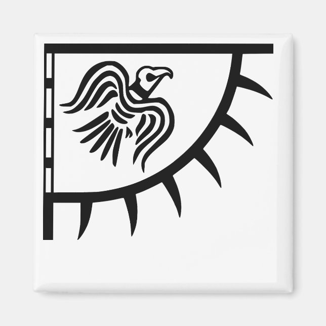 Imán Raven Viking Banner (Frente)