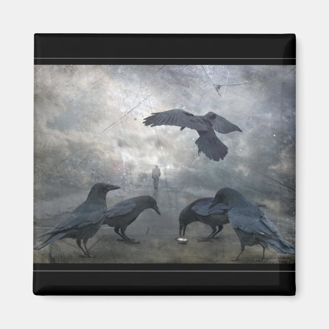 Imán Ravens juegan con tiempo perdido (Frente)