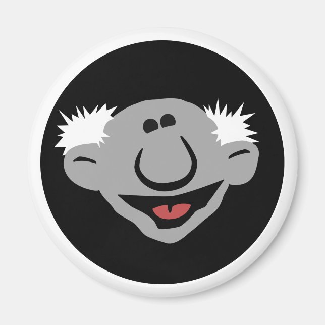 Imán Ray Ruttle Round Fridge Magnet (Frente)