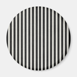 Imán Raya vertical clásica de la mirada de lino negra y