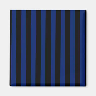 Imán Rayas de caramelo azul y negro