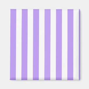 Imán Rayas de caramelo morado y blanco