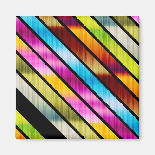 Imán Rayas de color lisas (Frente)