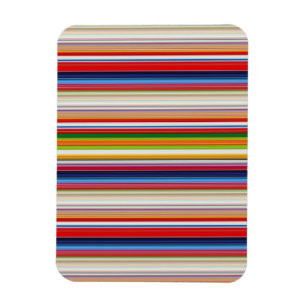 Imán Rayas de colores cálidos