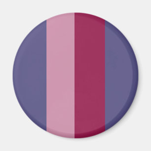 Imán Rayas de colores púrpura