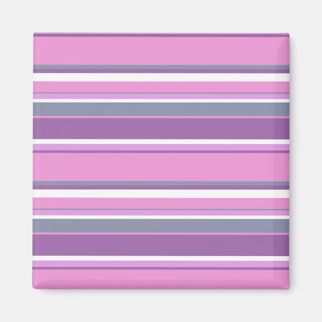 Imán Rayas de lilac (Frente)
