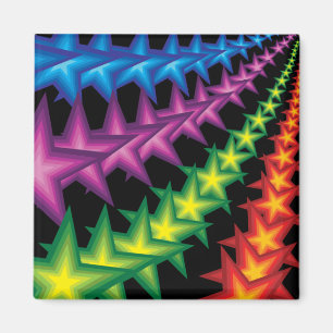 Imán rayas estelares vívidas