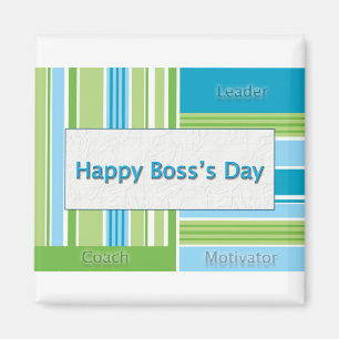 Imán Rayas felices del día de Boss