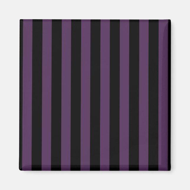 Imán Rayas moradas y negras oscuras (Frente)