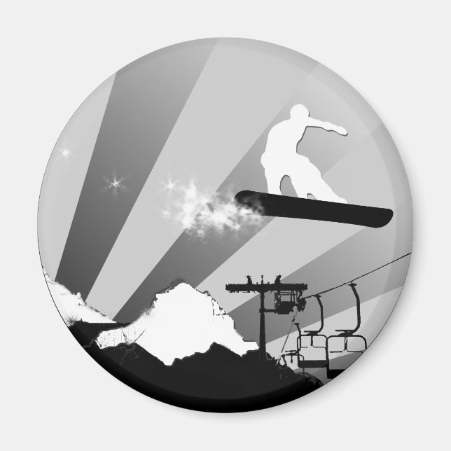 Imán rayas rojas. (Frente)