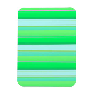 Imán Rayas verdes aqua lindas