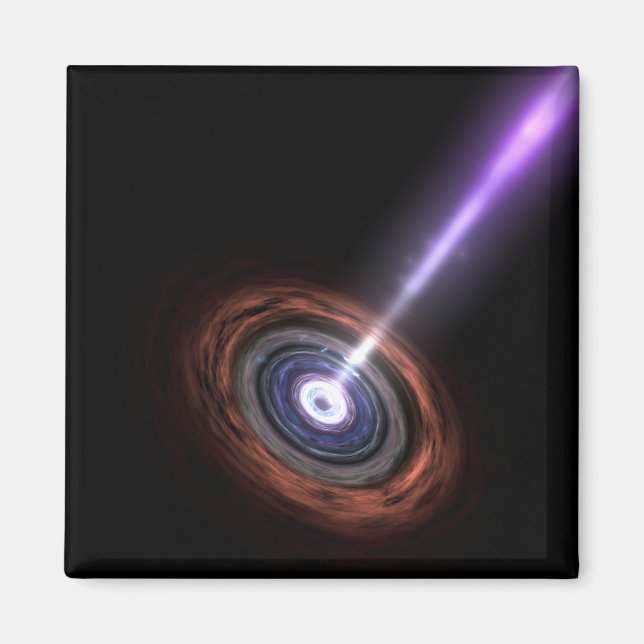 Imán Rayos gamma en núcleos galácticos (Frente)