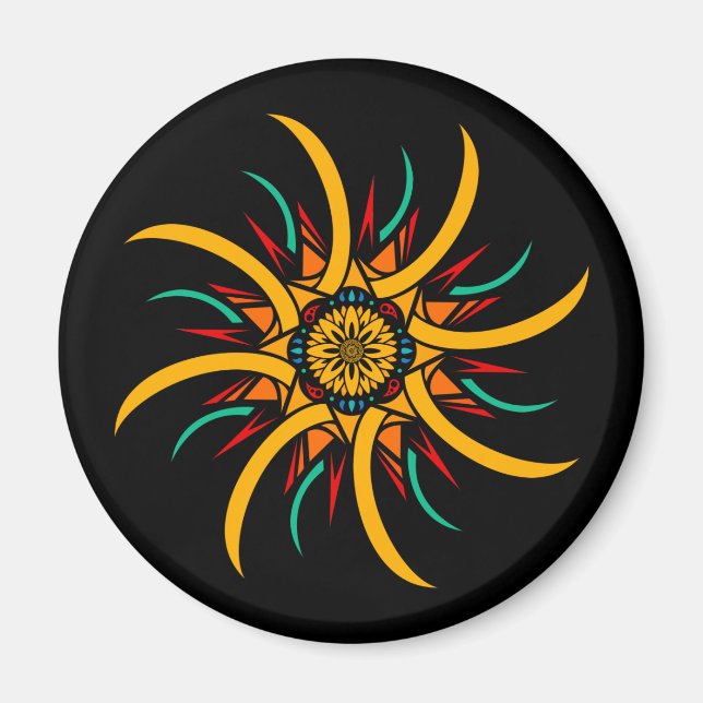 Imán rayos solares (Frente)