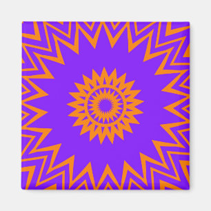 Imán Rayos solares morados y Naranjas
