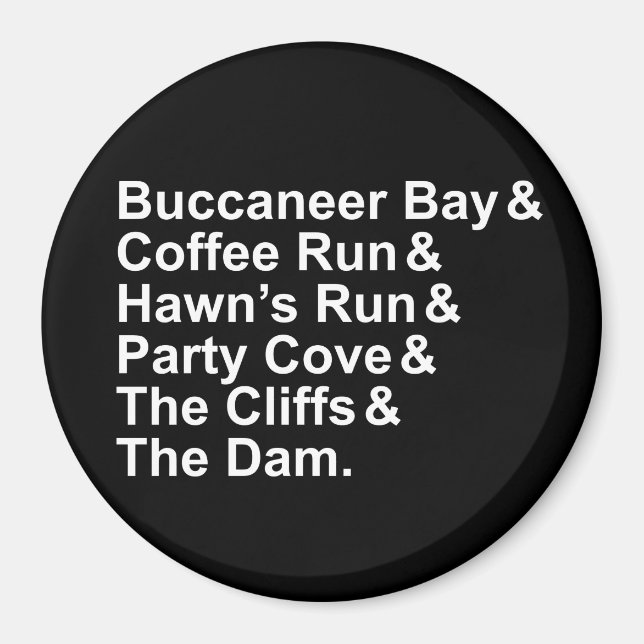 Imán Raystown Lake Hangouts Magnet (Frente)