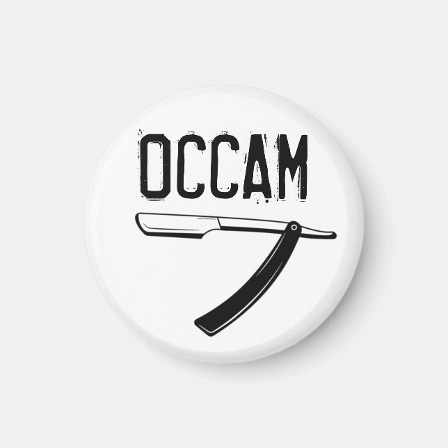 Imán Razor de Occam (Frente)