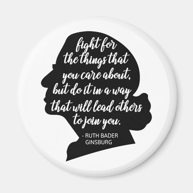 Imán RBG quotes, Ginsburg quote, Ruth Bader Ginsburg (Frente)