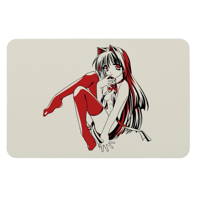 Imán RBP, Neko, el Chica sexy de Anime (Horizontal)