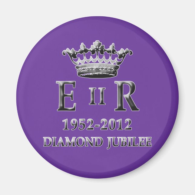 Imán RE II Jubileo de diamante (Frente)