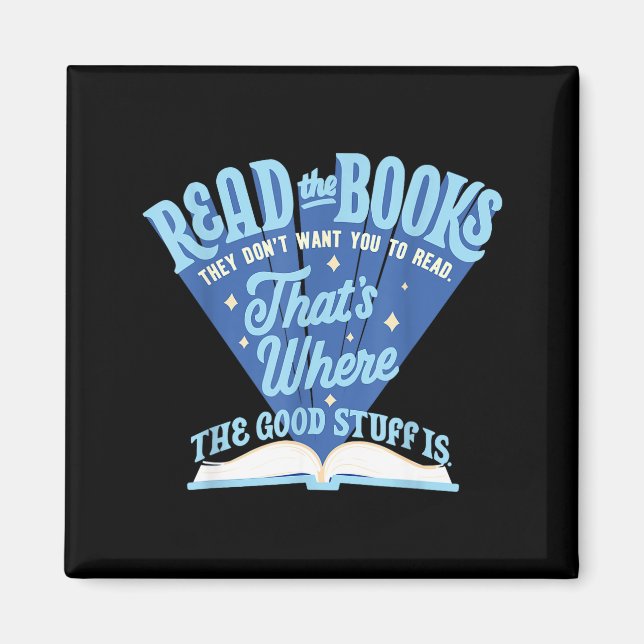 Imán Read The Book They Don't Want You To Read  (Frente)