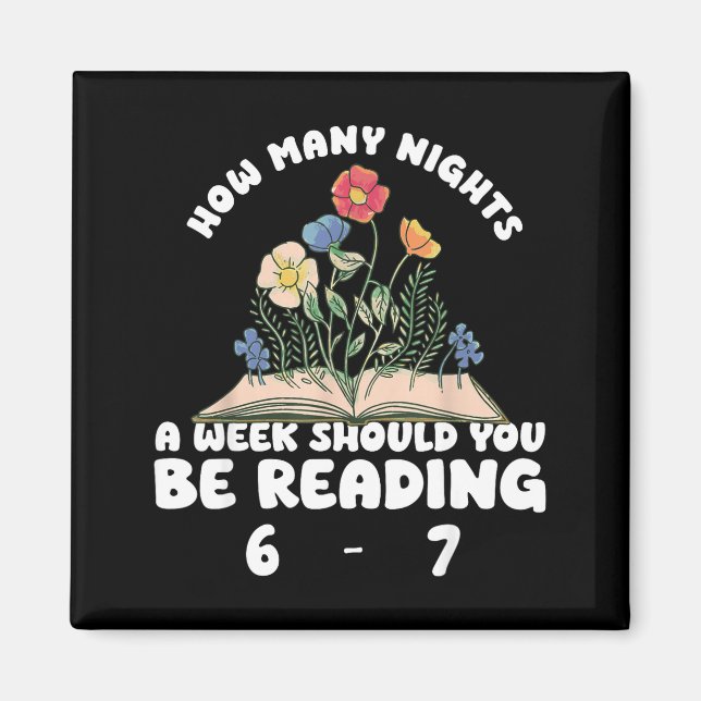 Imán Reading 67 Meme Englieacher Funny 67 Book Lover Hu (Frente)